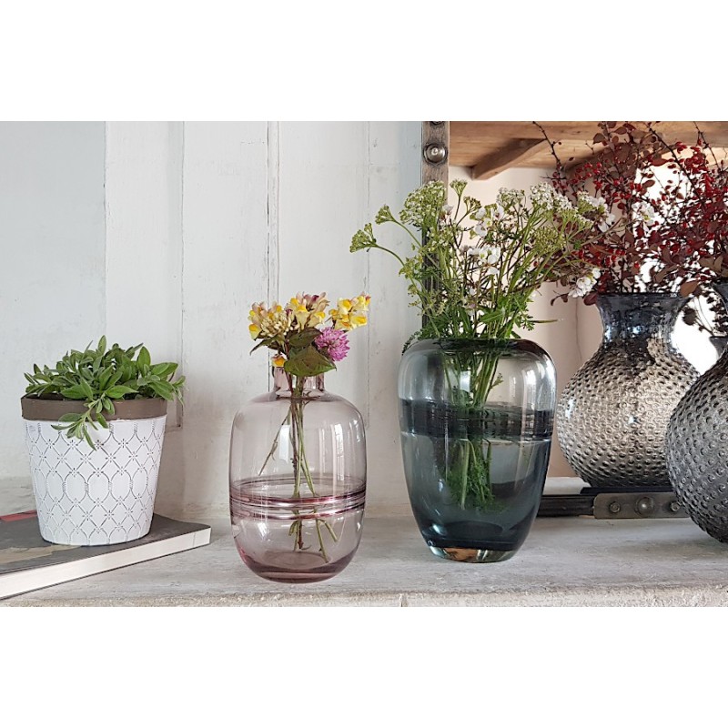 Vase bleu gris effet voie lactée  | Deco-Delight.com Vase bleu gris effet voie lactée  | Deco-Delight.com