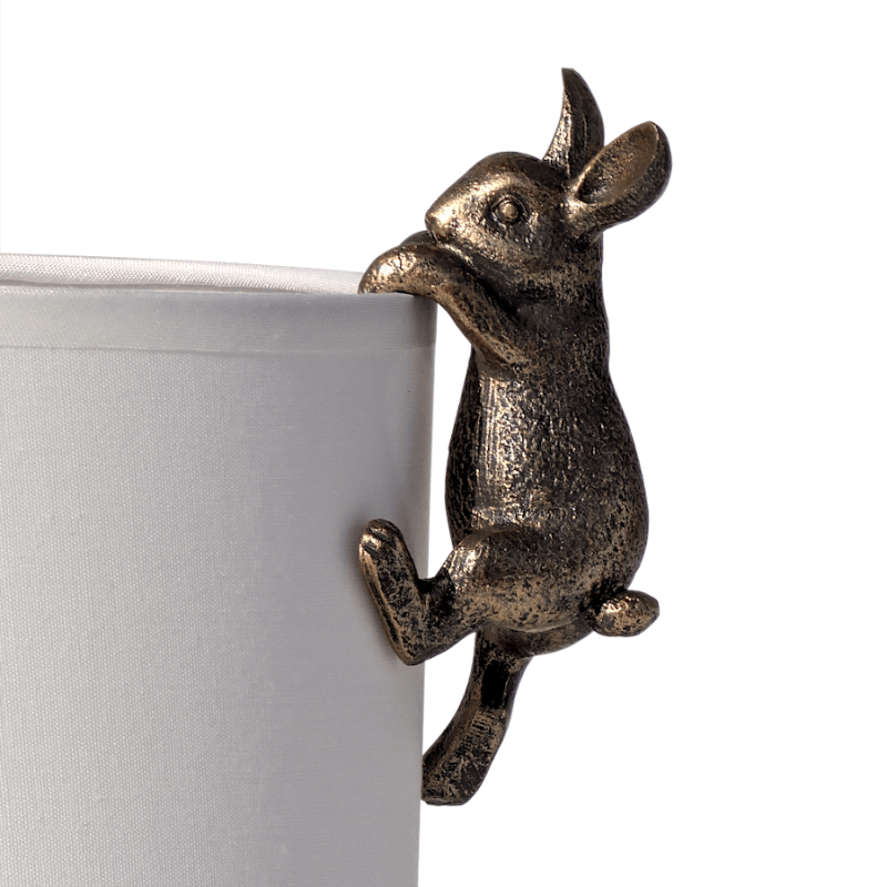 Figurine Lapin à Suspendre Résine pour Abat-jour & Vase | Deco-Delight