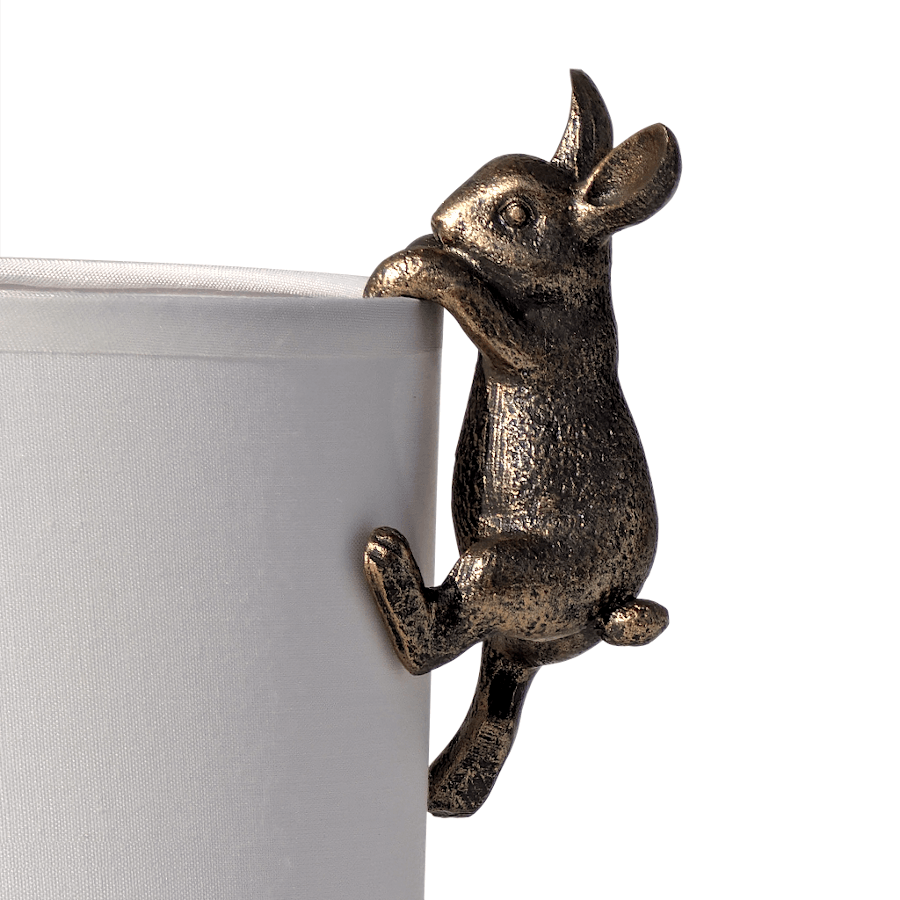 Figurine Lapin à Suspendre Résine pour Abat-jour & Vase | Deco-Delight