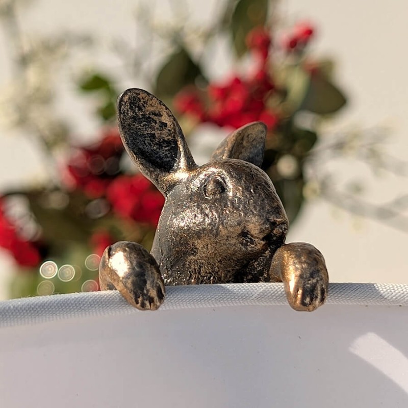 Figurine Lapin à Suspendre Résine pour Abat-jour & Vase | Deco-Delight