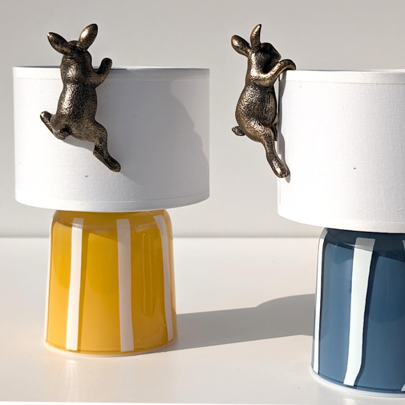 Figurine Lapin à Suspendre Résine pour Abat-jour & Vase | Deco-Delight