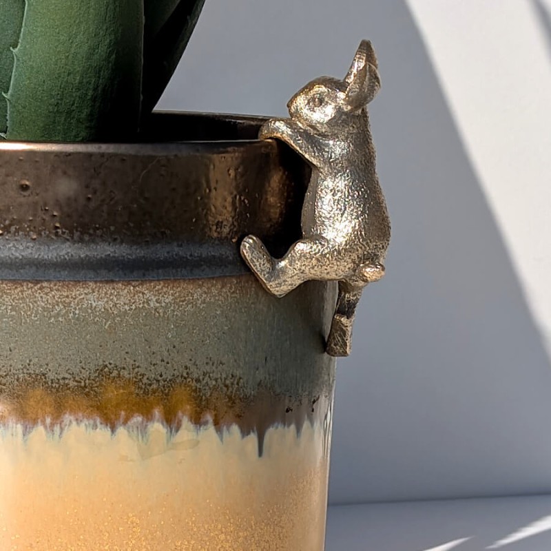 Figurine Lapin à Suspendre Résine pour Abat-jour & Vase | Deco-Delight