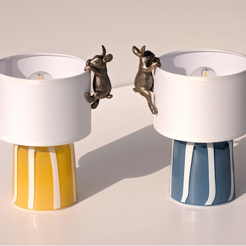 Figurine Lapin à Suspendre Résine pour Abat-jour & Vase | Deco-Delight