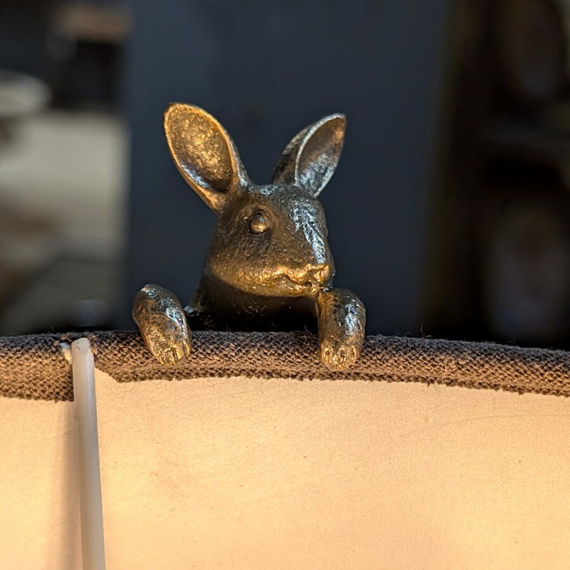 Figurine Lapin à Suspendre Résine pour Abat-jour & Vase | Deco-Delight
