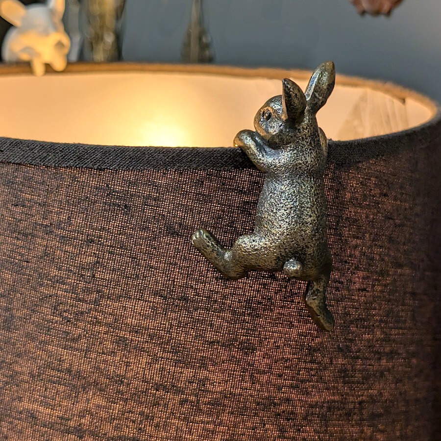 Figurine Lapin à Suspendre Résine pour Abat-jour & Vase | Deco-Delight