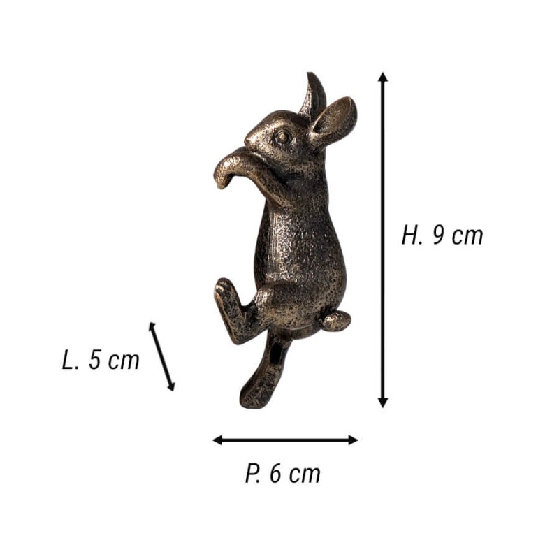 Figurine Lapin à Suspendre Résine pour Abat-jour & Vase | Deco-Delight