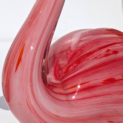 Flamants roses verre soufflé H15.5 | Deco-Delight.com