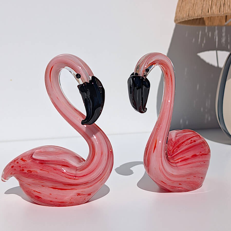 Duo photographié sous un angle différent pour apprécier les reflets lumineux.