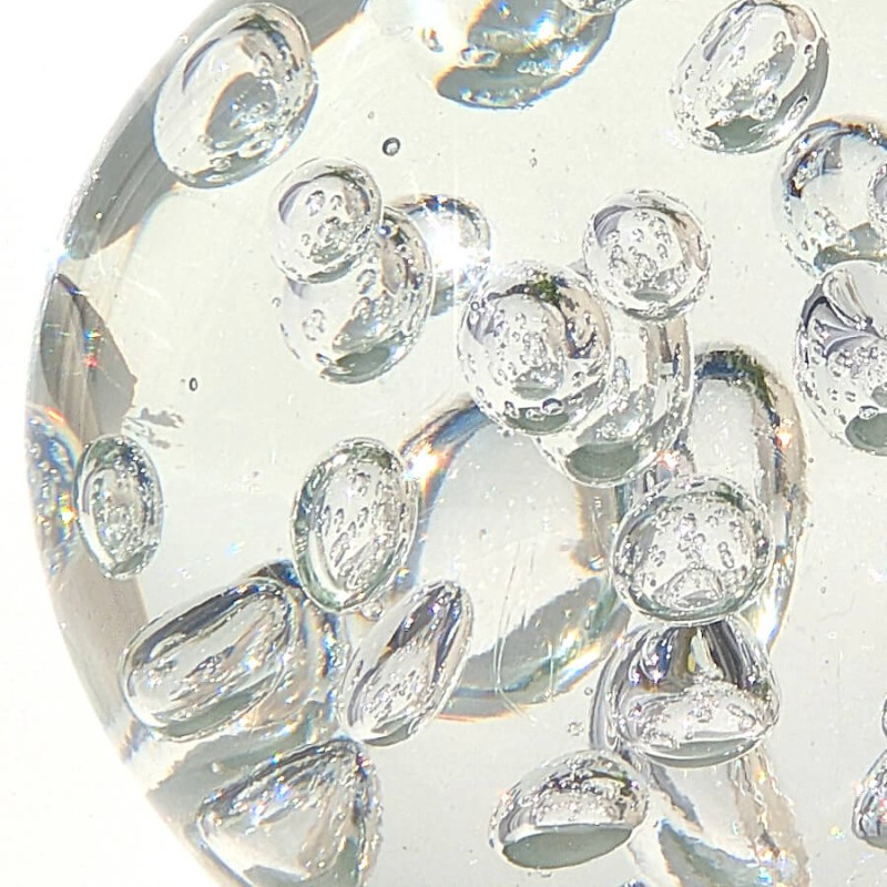 Presse-papier verre soufflé bulles D9 | Deco-Delight.com