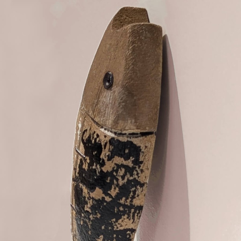 Patère Poisson Bois et Métal Style Bord de Mer | Deco-Delight