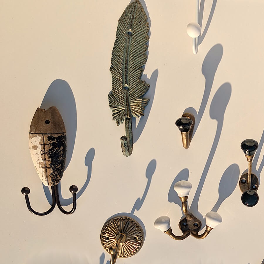 Patère Poisson Bois et Métal Style Bord de Mer | Deco-Delight