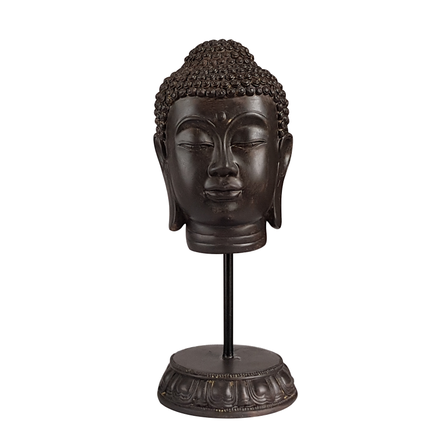 Tête de Bouddha en résine H34 déco zen | Deco-Delight.com Tête de Bouddha en résine H34 déco zen | Deco-Delight.com