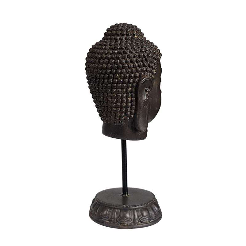 Tête de Bouddha en résine H34 déco zen  | Deco-Delight.com Tête de Bouddha en résine H34 déco zen  | Deco-Delight.com
