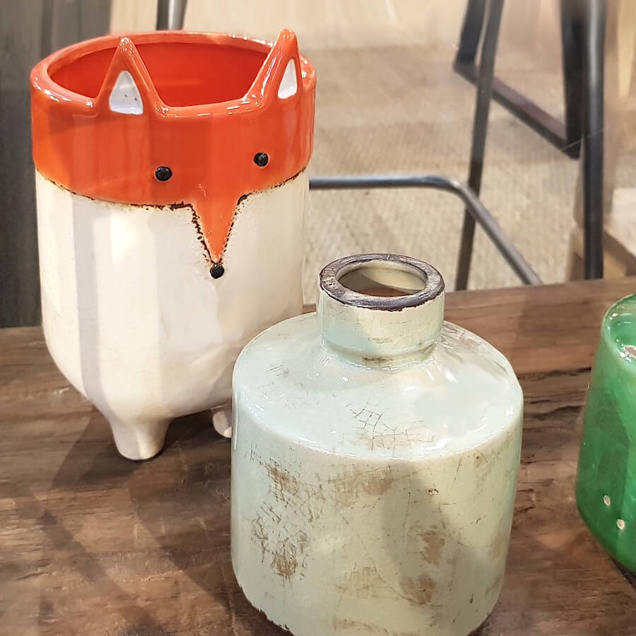 Cache-pot-tete-renard-pieds-h21-ocre-beige