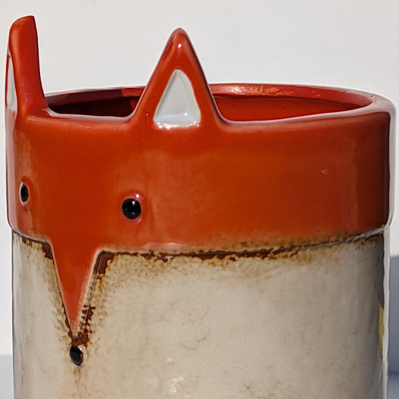 Cache-pot-tete-renard-pieds-h21-ocre-beige