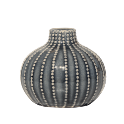 Vase boule oursin en céramique H12 cm | Deco-Delight.com