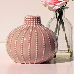 Vase boule oursin en céramique H12 cm | Deco-Delight.com