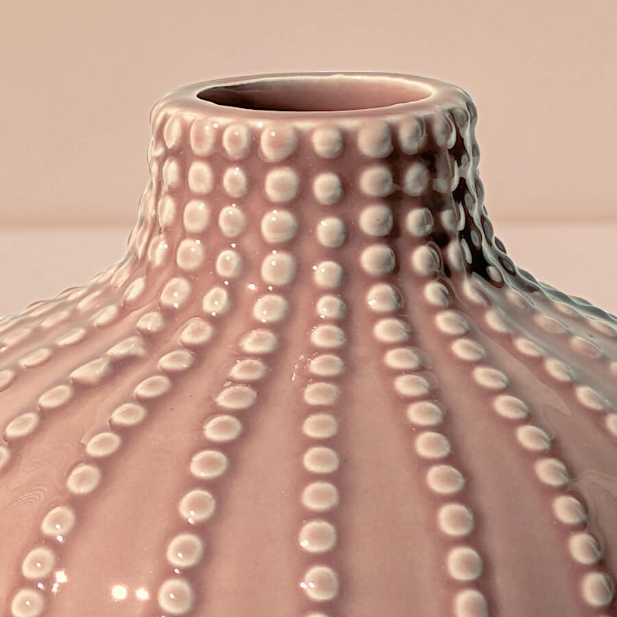 Vase boule oursin en céramique H12 cm | Deco-Delight.com