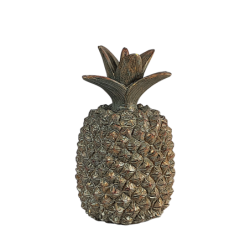 Ananas effet bronze patiné H19  | Deco-Delight.com