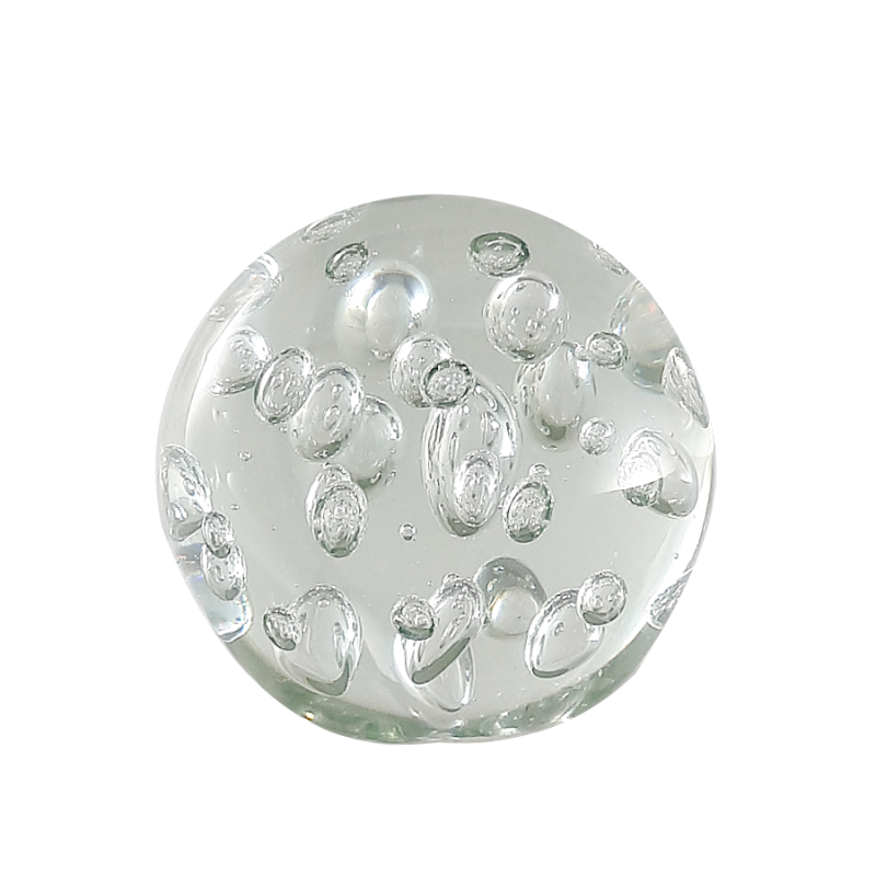 Presse-papier verre soufflé bulles D9  | Deco-Delight.com
