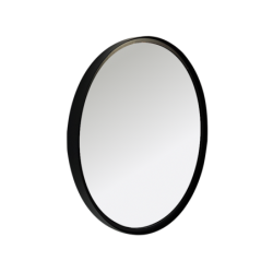 Miroir rond métal noir D40  | Deco-Delight.com