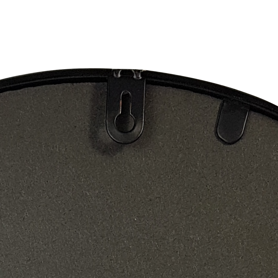 Miroir rond métal noir D40  | Deco-Delight.com
