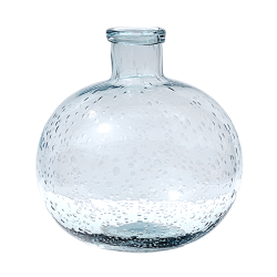 Vase bulle en verre teinté H18.5  | Deco-Delight.com