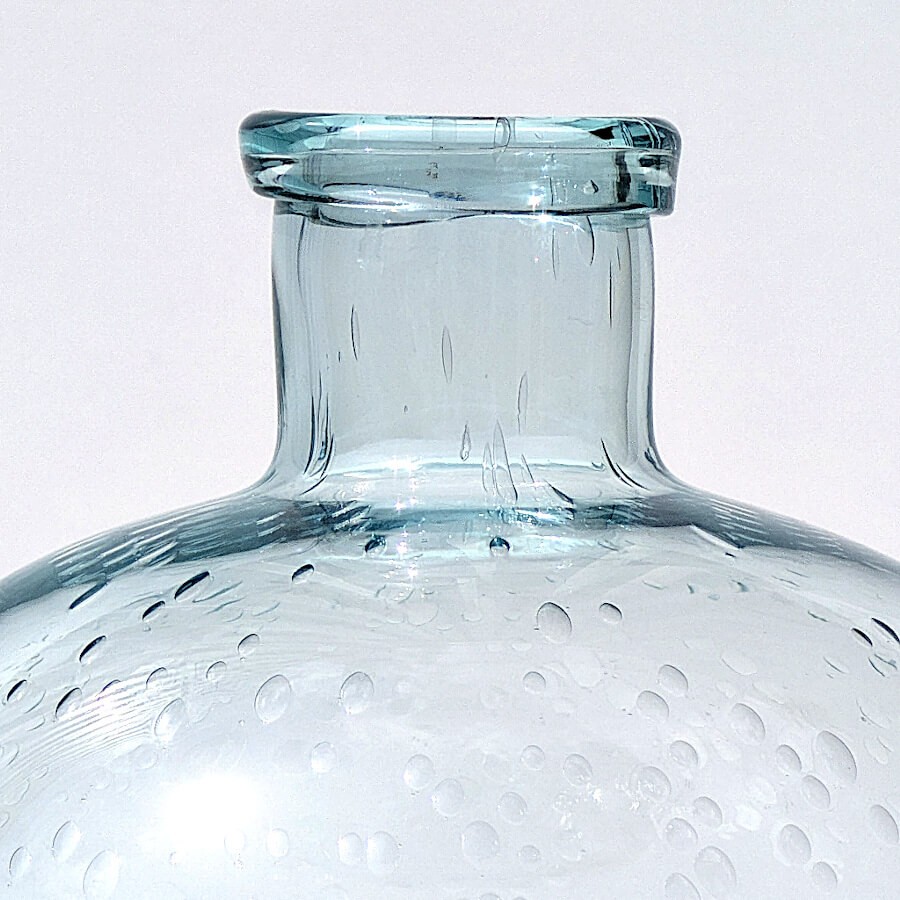 Vase bulle en verre teinté H18.5  | Deco-Delight.com