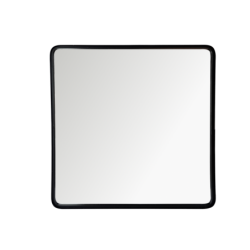 Miroir carré métal noir H40  | Deco-Delight.com