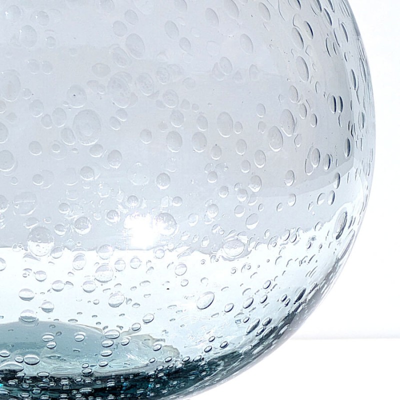 Vase bulle en verre teinté H18.5  | Deco-Delight.com
