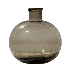 Vase bulle en verre teinté H18.5  | Deco-Delight.com