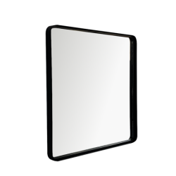 Miroir carré métal noir H40  | Deco-Delight.com