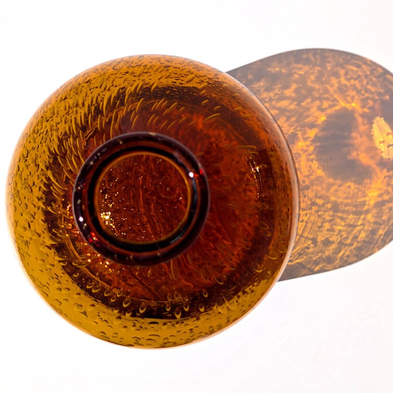 Vase bulle en verre teinté H23.5  | Deco-Delight.com