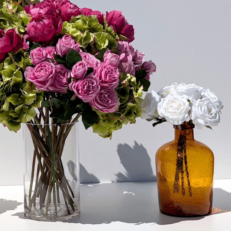 Vase bulle en verre teinté H23.5  | Deco-Delight.com