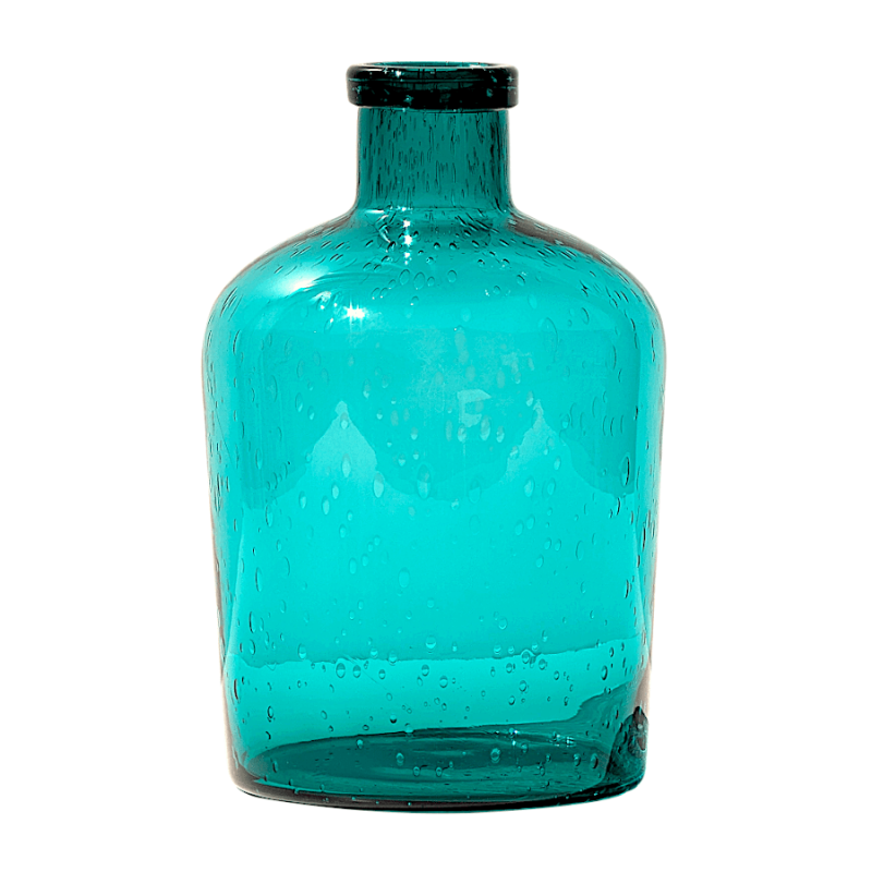 Vase bulle en verre teinté H23.5  | Deco-Delight.com