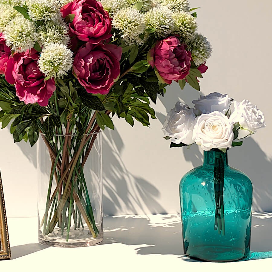 Vase bulle en verre teinté H23.5  | Deco-Delight.com
