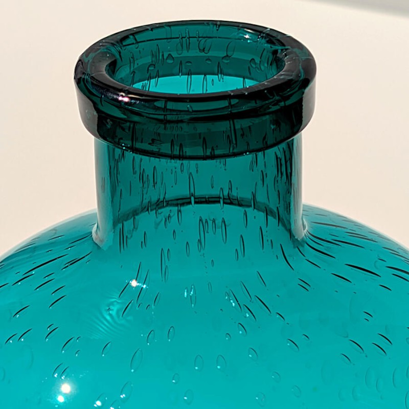 Vase bulle en verre teinté H23.5  | Deco-Delight.com