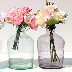 Vase bulle en verre teinté H23.5  | Deco-Delight.com