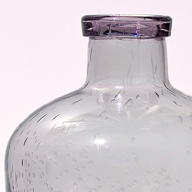 Vase bulle en verre teinté H23.5  | Deco-Delight.com