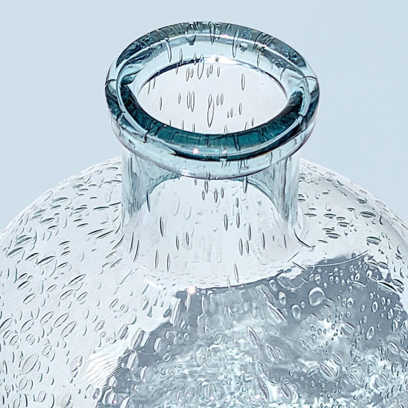 Vase bulle en verre teinté H23.5  | Deco-Delight.com