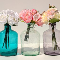 Vase bulle en verre teinté H23.5  | Deco-Delight.com