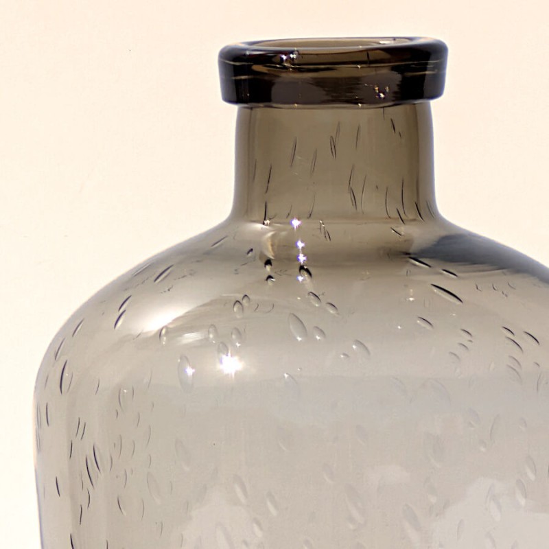Vase bulle en verre teinté H23.5  | Deco-Delight.com