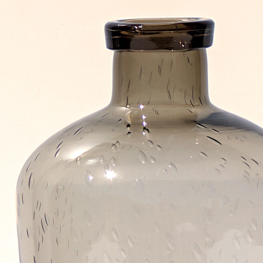 Vase bulle en verre teinté H23.5  | Deco-Delight.com