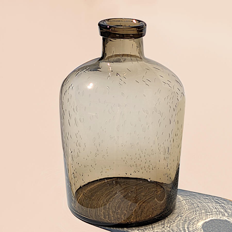 Vase bulle en verre teinté H23.5  | Deco-Delight.com