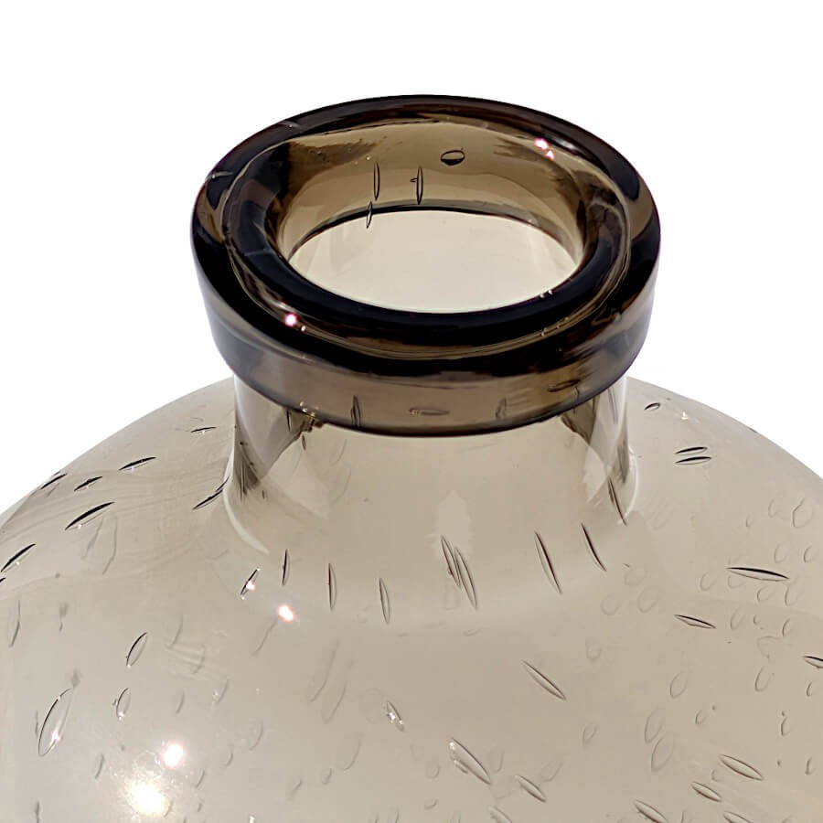 Vase bulle en verre teinté H23.5  | Deco-Delight.com
