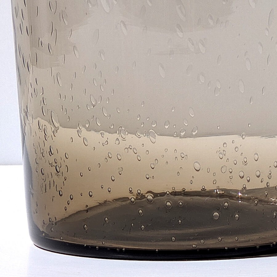 Vase bulle en verre teinté H23.5  | Deco-Delight.com