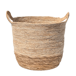 Panier fibre de maïs bicolore D30  | Deco-Delight.com