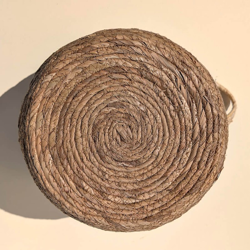 Panier fibre de maïs bicolore D30  | Deco-Delight.com