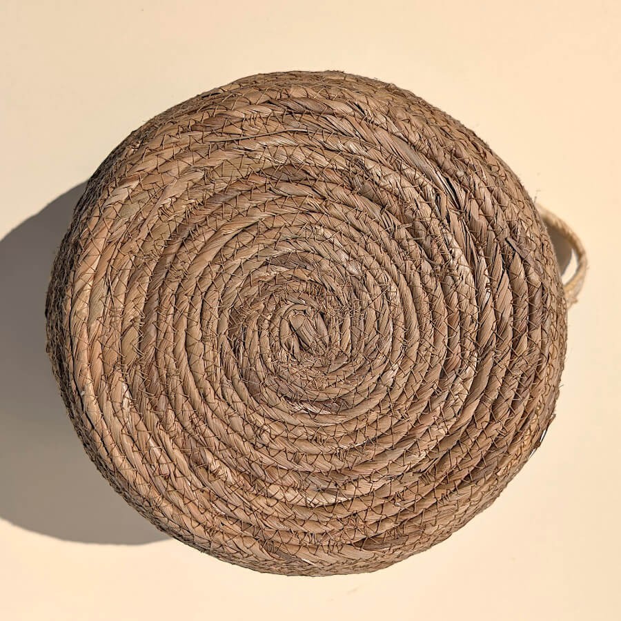 Panier fibre de maïs bicolore D30  | Deco-Delight.com