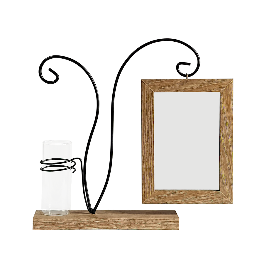 Cadre bois métal soliflore H27 | Deco-Delight.com Cadre bois métal soliflore H27 | Deco-Delight.com